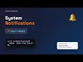 Send Desktop Notifications with Tauri React Rust Tutorial