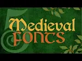 Top 5 Best and FREE Gothic Fonts For Medieval Designs