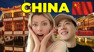 欧洲女友第一次来到中国，简直不敢相信