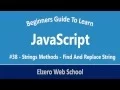 JavaScript In Arabic Strings Methods Find And Replace