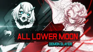 All Lower Moon - Kimetsu no Yaiba POWER LEVELS 60FPS SPOILERS