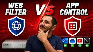 FortiGate Web Filter vs Application Control Explained Real Traffic Demo