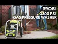 RYOBI 3300 PSI Gas Pressure Washer