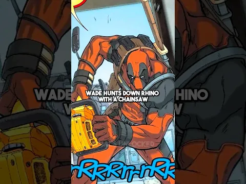 Deadpool Cuts Off Rhino’s Horn