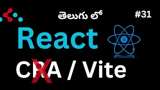 Create React with Vite React Installation Telugu