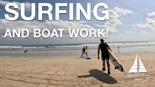 SURFING WITH AND WITHOUT KITE, BUT IT ALMOST WENT DOWN THE TOILET – SwT 196