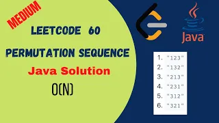 Leetcode Permutation Sequence Java Solution