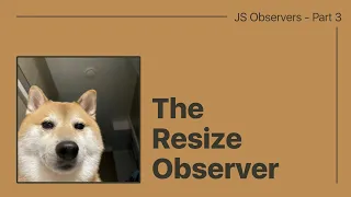 Javascript Observers - Part 3