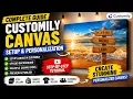 Customily Canvas Background Setup Tutorial Fix Design Cut Off Empty Space Problems