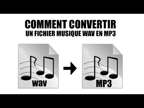 Download MP3 Comment convertir un Fichier musique WAV en  MP3 sans logiciel.