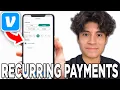 How To Setup Recurring Payments Venmo - Tutorial