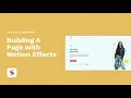 Stackable Building A Page with Motion Effects