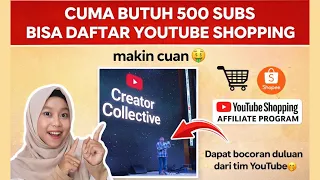 CUMA 500 SUBSCRIBER UDAH BISA DAFTAR YOUTUBE SHOPPING