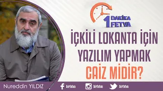 İçkili lokanta için yazılım yapmak caiz midir?