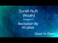Download Lagu Surah Nuh (Noah) Ali Jaber  Quran Recitation