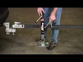 Ultra-Tow XTP Fast Action Square Tube Trailer Jack - 2000-Lb Sidewind Tube Mount