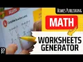 Math Worksheet Generator For KDP - Making Math Worksheet Creation Easy