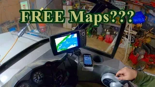 Free Lake Maps for Cellphone and Fish Finder