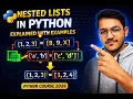 Nested list in python Python full course in 2026