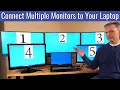 Add 5 or More External Monitors for Laptop Using Docking Go Beyond Dual Monitor Setup