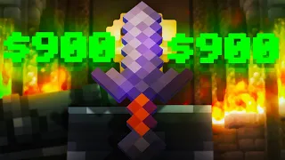 The 900 Dark Claymore Hypixel Skyblock