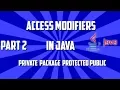 access modifiers in java with realtime example Part 2