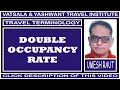 DOUBLE OCCUPANCY RATE TRAVEL TERMINOLOGY