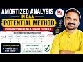 Amortized Analysis in DAA Potential Method using Incrementing a Binary Counter Algorithms