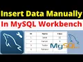 How to Insert Data Manually Into MySQL Workbench Database Bangla 2023 Insert Data Without SQL Query
