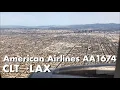 USA Flight American Airlines AA1674 Charlotte to Los Angeles