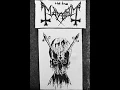 Mayhem – Freezing Moon/Carnage (demo 1990)