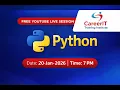 Python for Beginners - FREE Live Session CareerIT Hands-On Training-Day-5