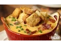 Bacon Beer Cheese Soup with Chicken
