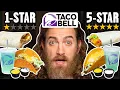 1 Star vs 5 Star Taco Bell Taste Test