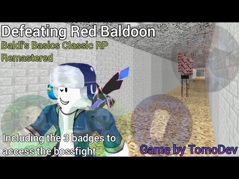 Download MP3 Finally beating Red Baldoon in Tomo's Baldi RP Game.