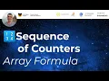 How to make sequence of counters by N items each in Google Sheets ArrayFormula