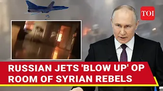 Putin's Jets Roar In Syrian Skies: Russian Forces Bomb Rebel HQ, 3 Warehouses, 20 Drones Shot