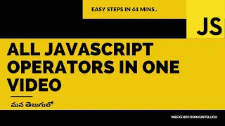 9 All JavaScript operators in one Finally Revealed