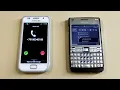 Samsung Galaxy S1 vs Nokia E61i Incoming Call