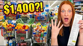 Our 1 400 Grocery Haul for feeding 11 Kids