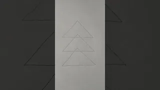 How to solve Impossible three triangle Puzzle without lifting or overlapping pen