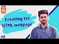 HTML tutorials for Beginners Creating 1st HTML Webpage Tutorial 3 by Mayank Dhama