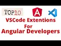 VSCode Extensions for Angular Developers in