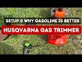 You ll never miss your electric weed eater - Husqvarna 122L gas trimmer setup and how to start