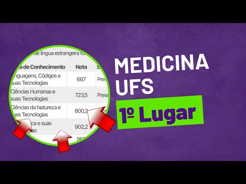 Vídeo: nota do Enem do 1º lugar em medicina na UFS no SISU