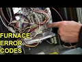 Furnace Error Fault Code Lights - Repair Troubleshoot Fix Diagnose