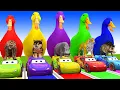 Download Lagu Long Slide Game With Cow Elephant Gorilla Hippopotamus Tiger 3d Animal Game Funny 3d Animals