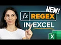 Introducing REGEX Excel Functions - Extract Clean and Format Data Easily NEW