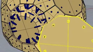 From mesh to interlocked structure Rhino Python Script
