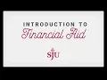 Introduction to Undergraduate Financial Aid Financial Aid Explained Saint Joseph s